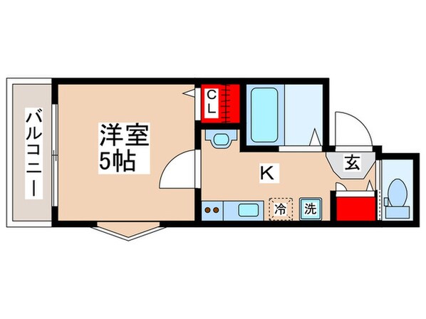 MELDIA河辺の物件間取画像